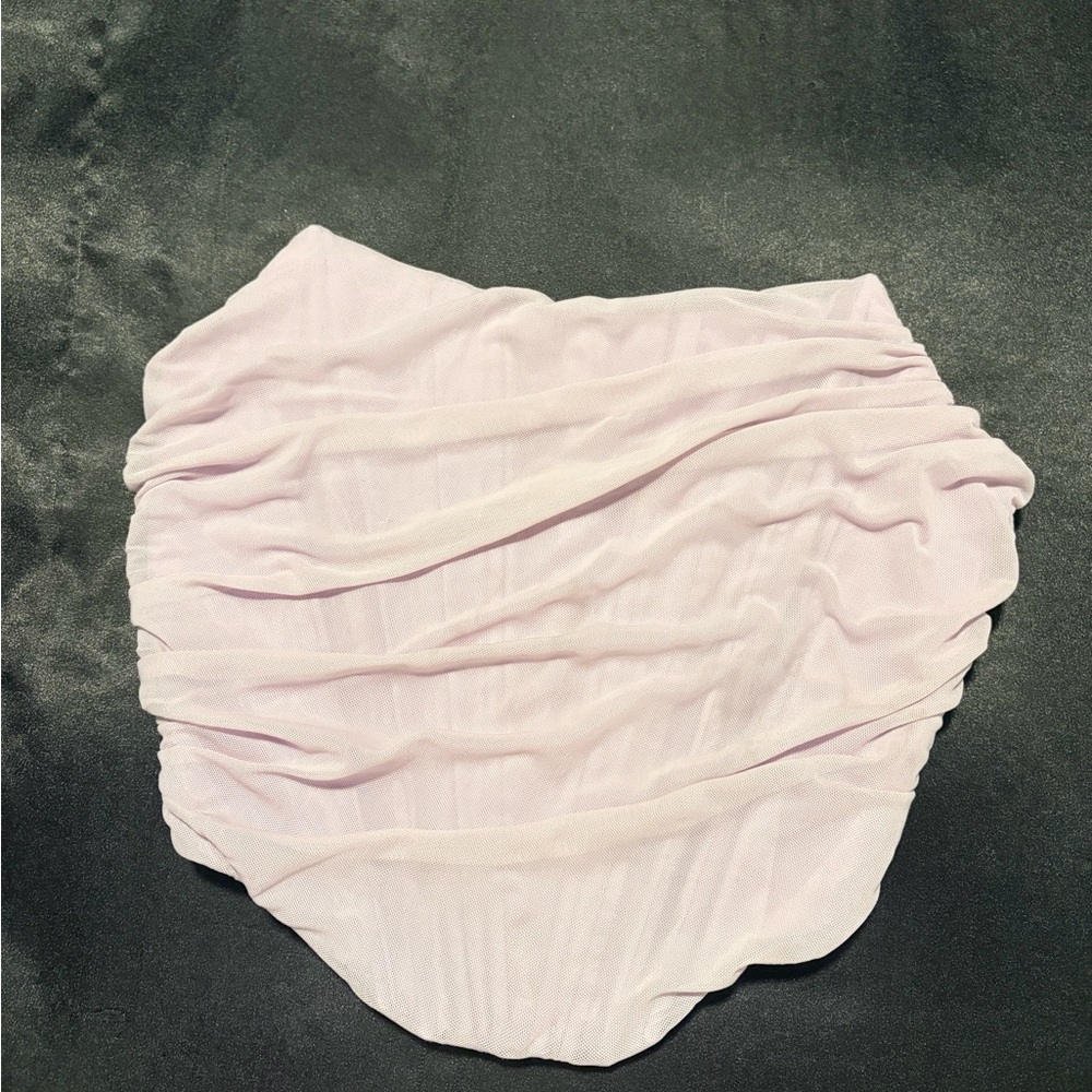 Elegant Pleated Skirt in Soft Pink